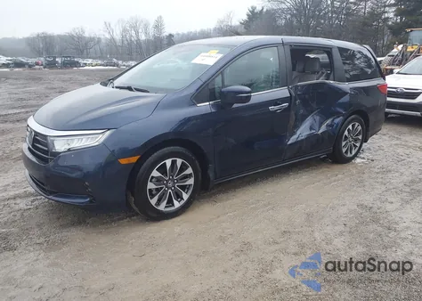 2024 Honda Odyssey Ex-L from USA, damaged, VIN 5FNRL6H66RB067646